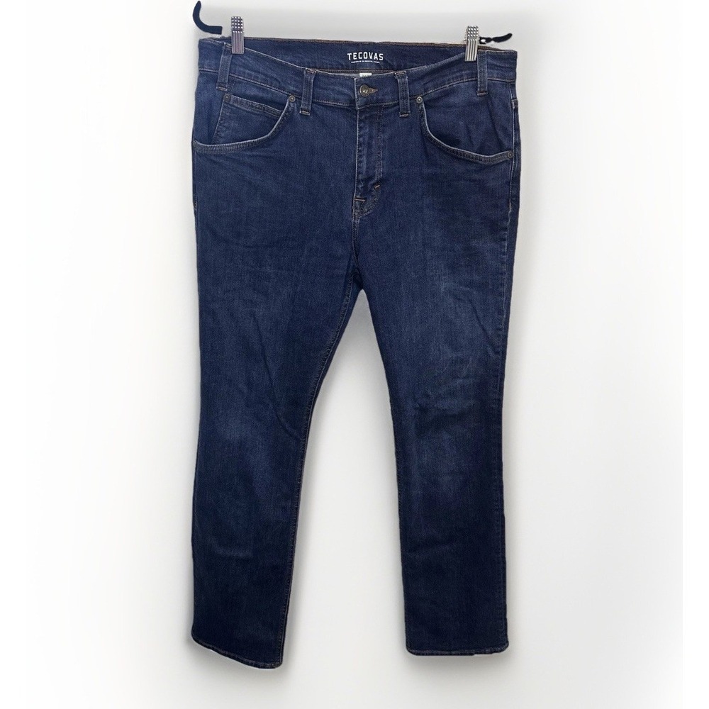 Tecovas Premium Standard Jean Mens 34x34 Dark Wash Straight Leg Denim Western